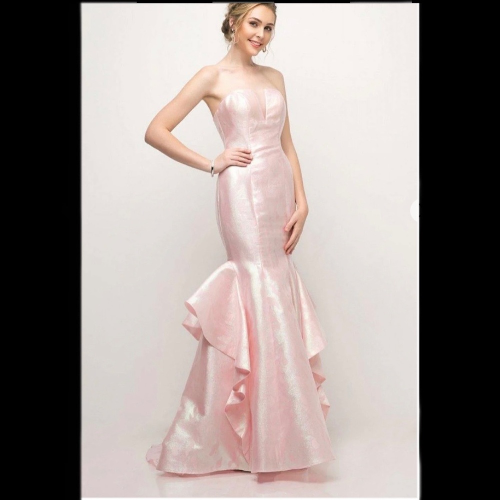 Long Cinderella Divine Mermaid Prom Dress